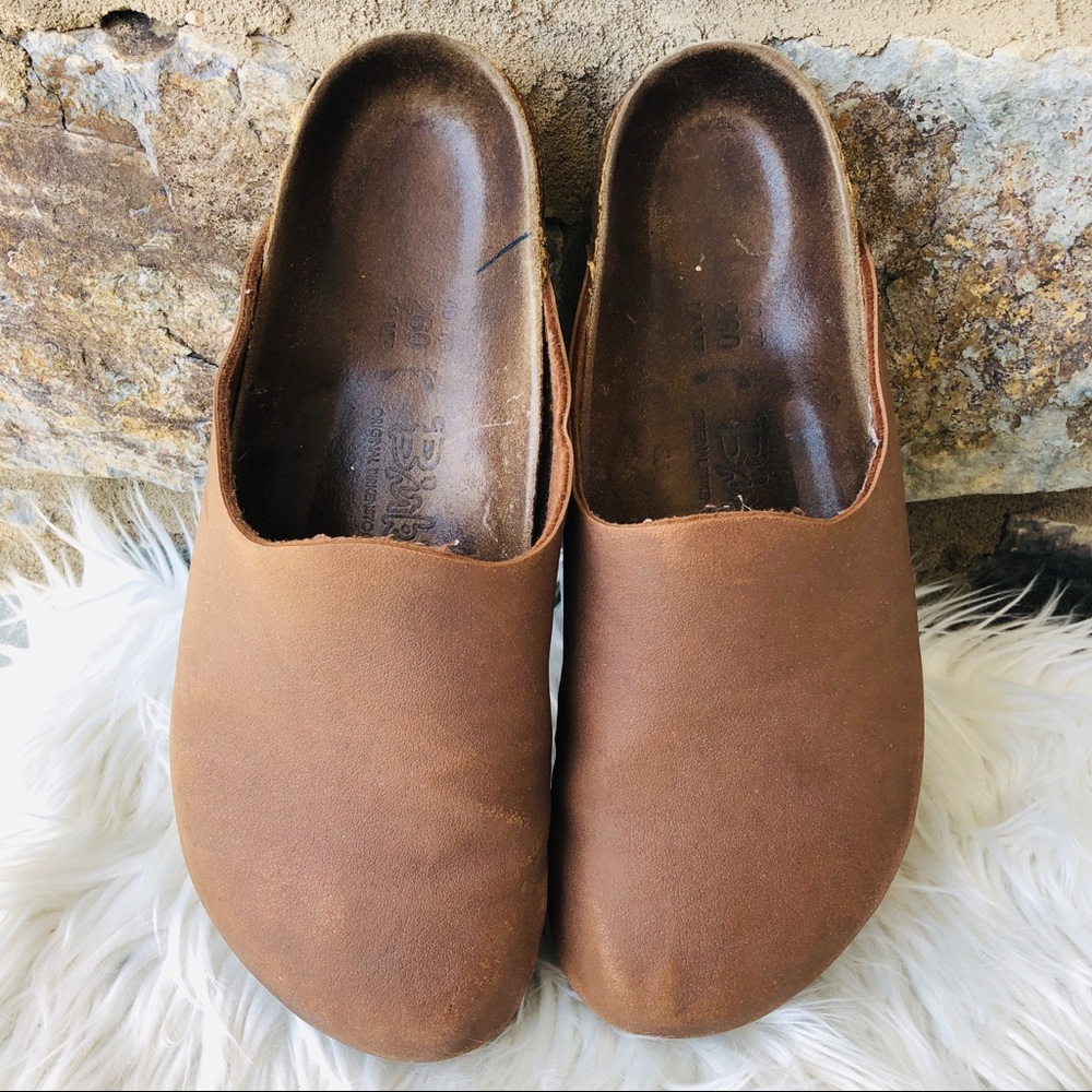 Birkenstock Amsterdam Steer Chocolate slimMule